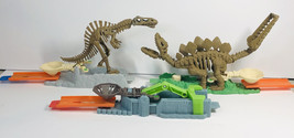 HOT WHEELS DINOSAUR TRICK TRACKS FOSSIL FLIP And More! - £15.13 GBP