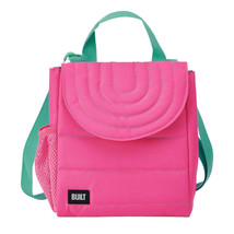 Built Kids Puffer Insulated Reusable Polyester Lunch Bag, Pink - £12.65 GBP