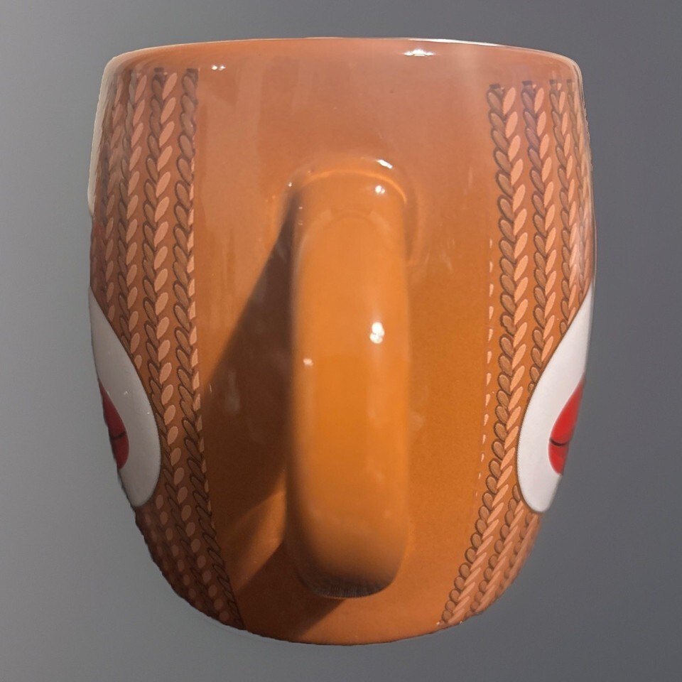 Galerie Double Sided Double Handle Sock Monkey 8 oz Ceramic Coffee / Tea Mug Item image 2