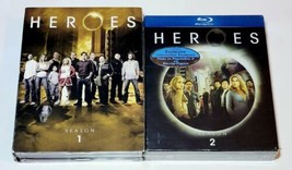 Heroes Season 1 (DVD, USED) &amp; Heroes Season 2 (Blu-ray, SEALED) - £10.25 GBP