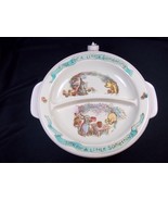 Vintage Classic Pooh 2 part divided warming baby bowl Selandia with rubb... - $151.34 MXN