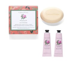 Crabtree &amp; Evelyn Rosewater Bar Soap &amp; Hand Therapy Gift Set - £28.76 GBP