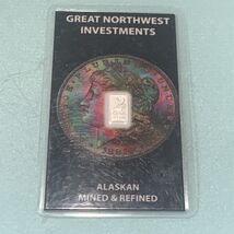 2 Grain .999 Pure Silver Limited Edition Alaskan Mined And Refined Card - $14.85