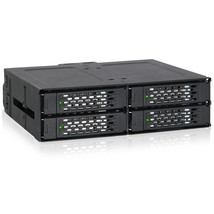 Icy Dock Rugged 4 X 2.5 SAS/SATA HDD/SSD Mobile Rack Enclosure For 5.25&quot; Bay (Wi - £157.22 GBP