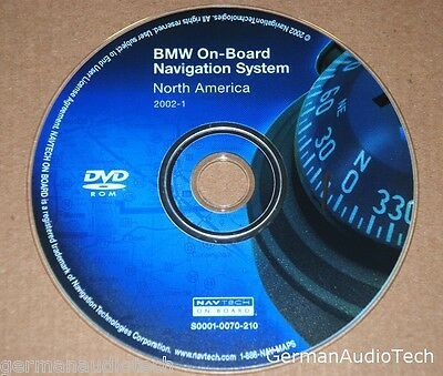 Primary image for BMW NAVTEQ ON BOARD NAVIGATION DVD MAP DISC NORTH AMERICA 2002-1 S0001-0070-210