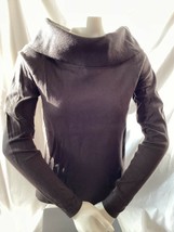 Womens Ann Taylor Soft Chocolate Brown Versatile Neck Sweater Size S - £13.44 GBP