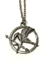 HUNGER GAMES Logo Hummingbird Necklace NEW - $4.95