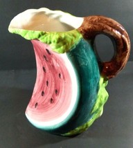 Vintage WATERMELON SLICE PITCHER - Marked Jay Willifred div of Andrea by... - $29.69