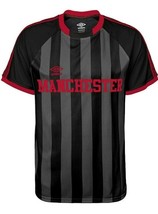 Umbro Manchester United FC Football Soccer Jersey Mens Size XL Black Vermillion - £35.20 GBP