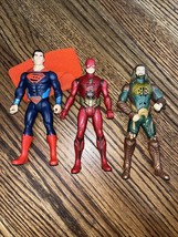 Superman Aquaman Flash Interactive Talking Heroes Justice League DC Mattel 2017 - £22.50 GBP