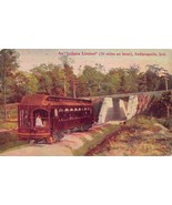 Interurban Indiana Limited Streetcar Railroad Indianapolis 1912 postcard - £7.87 GBP