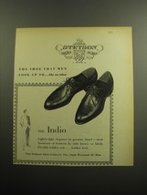 1959 Stetson Indio Shoes Advertisement - The shoe that men look up to - £14.65 GBP