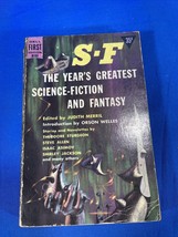 1956 S-F The Year&#39;s Greatest Science Fiction and Fantasy Dell B103 Paperback 1st - £14.56 GBP