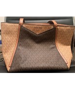 Michael Kors Women Ladies Shoulder Tote Handbag Purse Satchel Bag Brown MK - £105.51 GBP