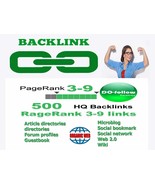500 Do-Follow PR 3-9 Backlinks - Multi Platforms - $41.03 CAD