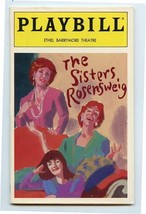 The Sisters Rosensweig Playbill 1993 Jane Alexander Madeline Kahn Robert... - $11.88