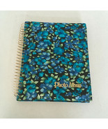Vintage photo album floral flower fabric cover scrapbook memory picture ... - $26.99 CAD