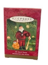 Hallmark Keepsake Ornament All Sport Santa New in Box Vintage 2001 Chris... - $13.00