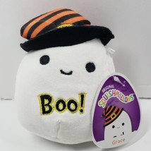 Halloween Squishmallows Grace the Ghost 4&quot; Witch Boo! NWT - $18.99
