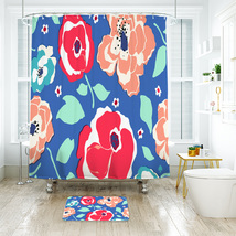 Kate Spade 23 Shower Curtain Bath Mat Bathroom Waterproof Decorative - £18.37 GBP+