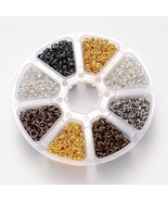 Bulk Jump Rings Split Rings Double Loop Assorted 10mm Findings Wholesale... - $370.28 MXN