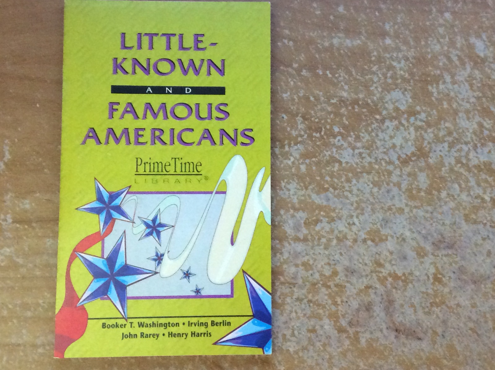 Primary image for Little Known and Famous Americans Prime Time Library Book Teacher Home School