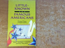 Little Known and Famous Americans Prime Time Library Book Teacher Home S... - $2.25