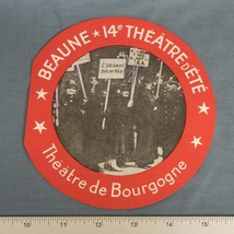 France Theater Brochure 14th Theatre Dete Bourgogne Vintage dq - $13.85