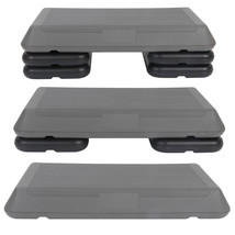 28&quot; Height-Adjustable 4 - 6 - 8&quot; Aerobic Step Non-Slip Surface Platform Fitness - £45.60 GBP