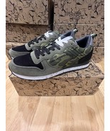 Size 12  Karl Lagerfeld Men&#39;s Suede Camo Upper &amp; Speckled Runner Sneaker... - $1,507.73 MXN
