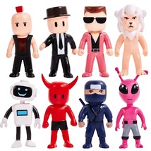 Stumble Guys Toys, 8Pcs Stumble Guys Figures, Character Figures,Toy Gifts - £16.59 GBP