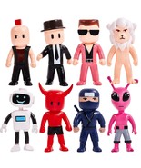 Stumble Guys Toys, 8Pcs Stumble Guys Figures, Character Figures,Toy Gifts - £16.73 GBP