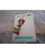 Hallmark &quot;Minnie Mouse Holding Easter Basket&quot; 2021 Flat Metal Ornament NEW - $195.21 MXN