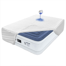 Air Mattress Pad Cover Soft Quilted Matress Protector Waterproof Deep Pocket Fit - £23.84 GBP+