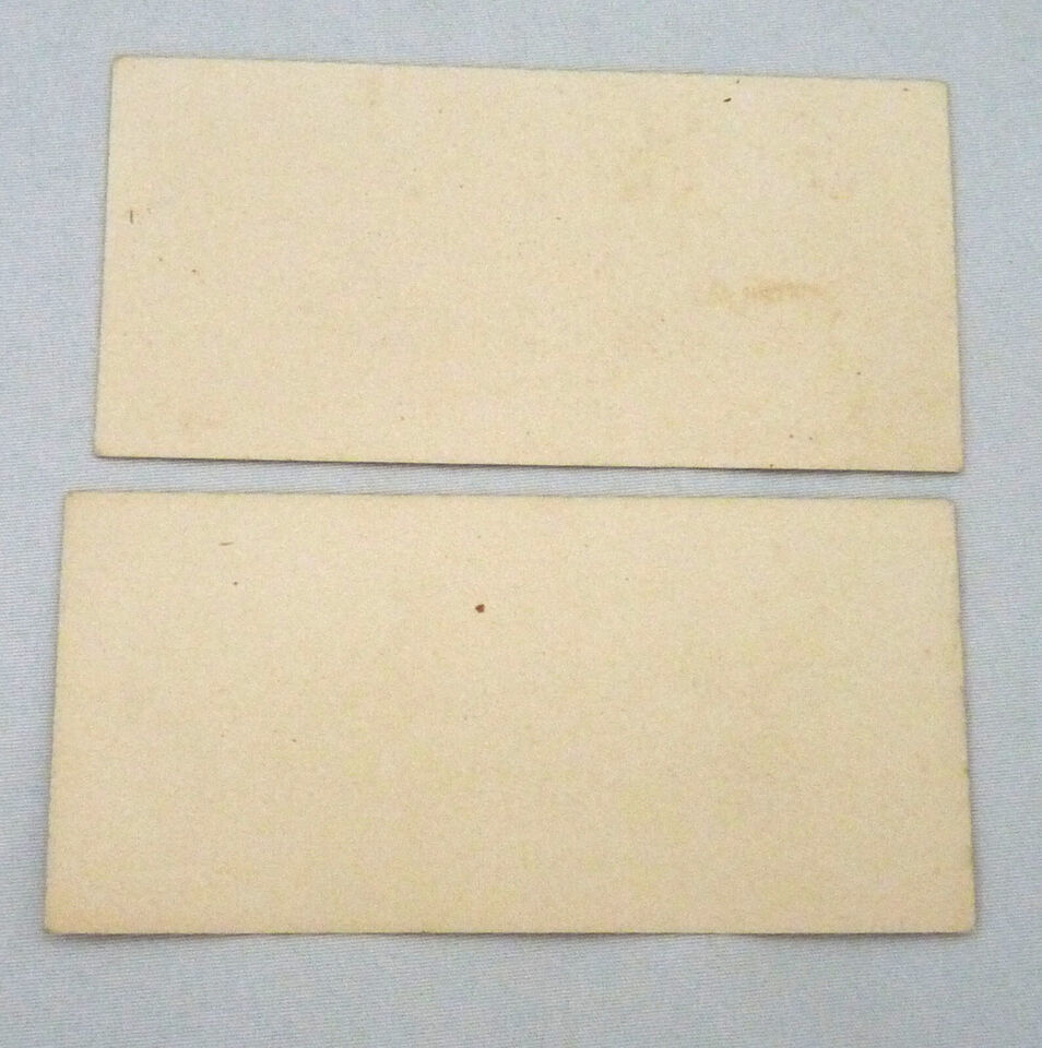 2 Victorian Calling Cards swan engraving Susan florence West Item image 2