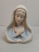 Lefton Mary Madonna Bust Figurine  Christopher Collection Porcelain 0348... - £18.45 GBP