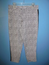 Petites Apt 9 Leopard Print Casual Pants Large - £8.62 GBP