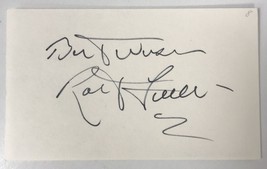 Robert Fuller Signed Autographed Vintage 3x5 Index Card #2 - $15.00
