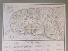 1805 Original Map Of Charleston South Carolina Engraved Akin Colored Framed - £698.18 GBP