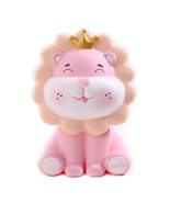 Cartoon Lion Money Saving Box Coin Bank Penny Storage Jar Box Save Cans ... - £17.99 GBP