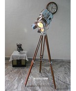 NauticalMart Designer Searchlight Tripod Floor Lamp Home Decor - $3,717.72 MXN