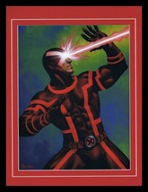 X Men Cyclops Framed 11x14 Marvel Masterpieces Poster Display  - £27.21 GBP