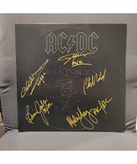 AC/DC Signed Lp Back In Black Ludwig Press, 5 members, Original, Vintage... - $7,507.71 MXN