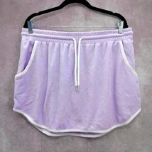 No Boundaries Purple Swimwear Beach Pool Short Mini Skirt Plus Size XXXL 21 - £29.39 GBP