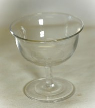 Clear Glass Short Stem Sherbet Dish b - $9.89