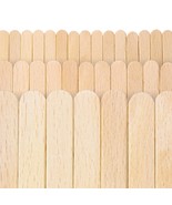 300Pcs Wooden Jumbo Sticks For Crafts  8/6/4.5 Inch Wooden Sticks For Cr... - £27.09 GBP