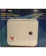 Valterra A01-2004VP White Carded Gravity/Plastic City Water Inlet Hatch - $52.67 CAD
