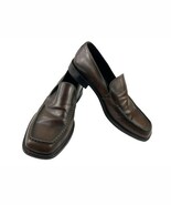 Via Spiga Loafers Men 11M  Shoes Brown Black Black Patent Leather Slipon... - $27.54