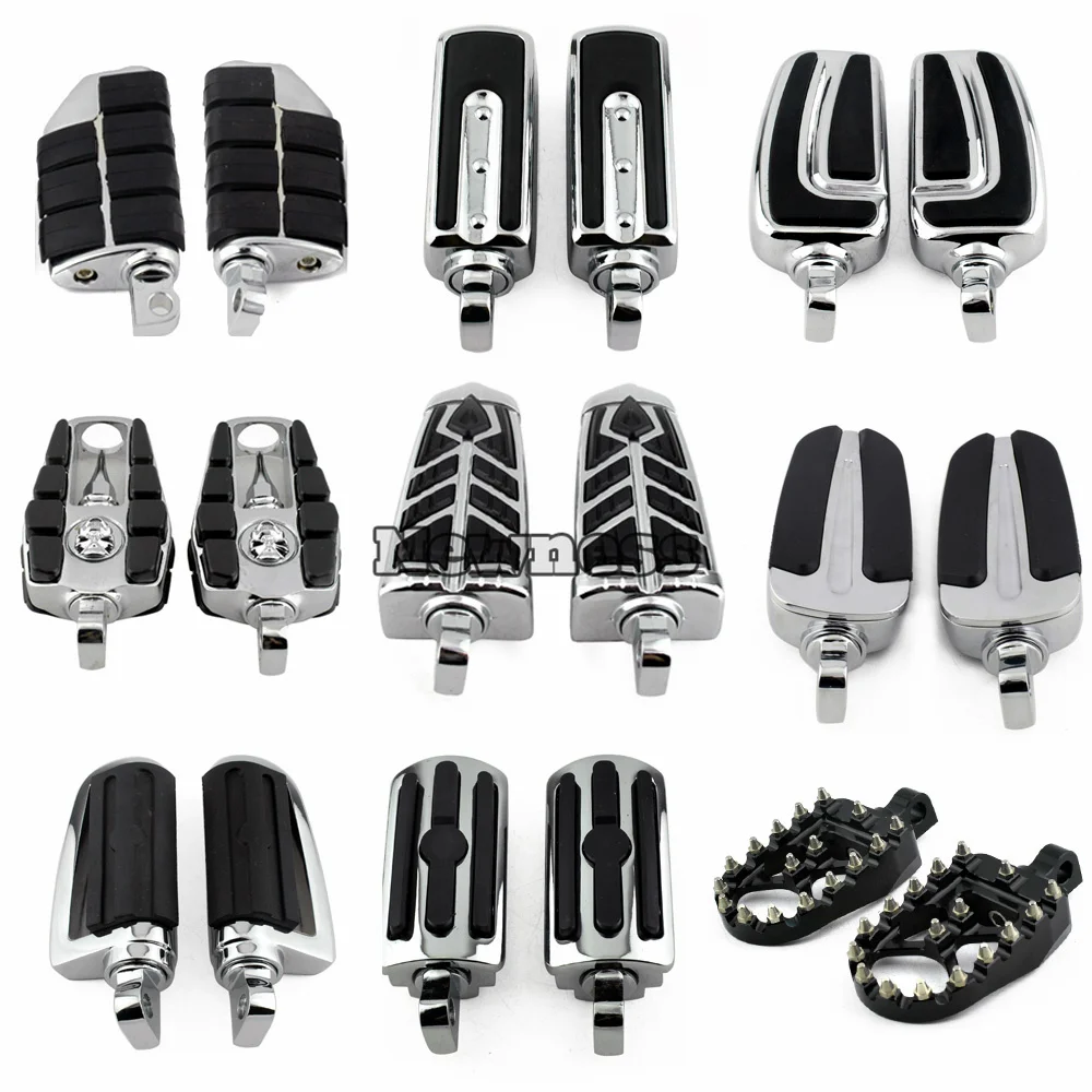 Motorcycle Part Male Mount Foot Pegs Footrest Footpegs For Harley Davidson - £28.45 GBP+