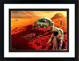 Mars NASA Space Poster Astronaut Explorers Framed Display Various Sizes - £45.56 GBP